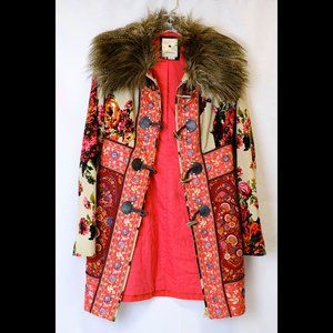 Elevenses Multi-Colored Cloth Size 2 "HIppie" Coat